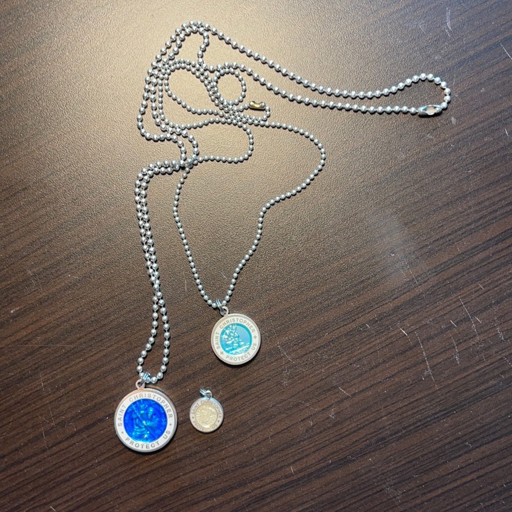 Get Back Vintage St Christopher Necklaces
